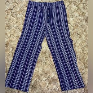 Dark blue flow pants | Rose Knox